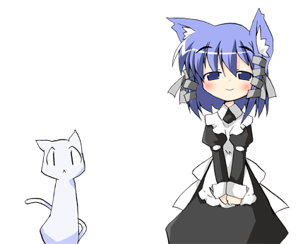 Raychel on the right and Gauche on the left in a desktop screenshot