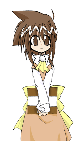 Aoi Sora in the default Sora and Aryuu-sensei artwork