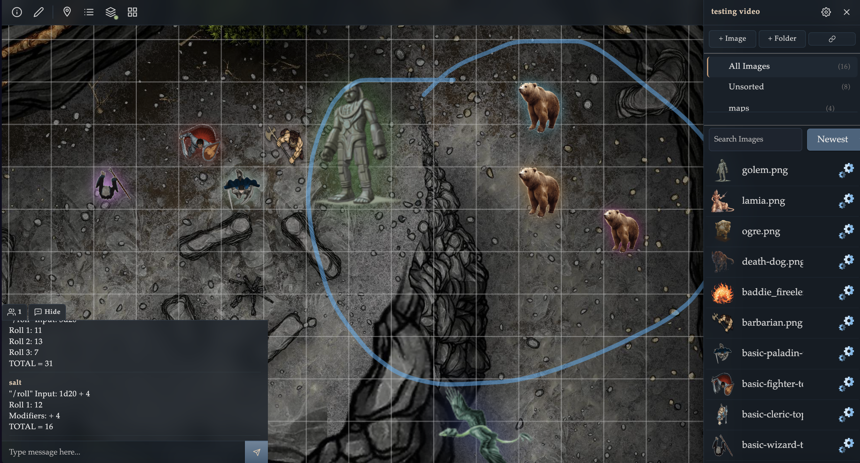 Far Reach Co. virtual tabletop interface